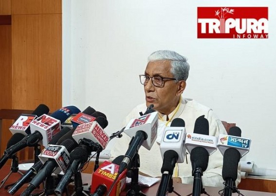 BJP misleading the Young Generation by taking Credits of Left Govt’s Projects : Manik Sarkar BJP misleading the Young Generation by taking Credits of Left Govt’s Projects : Manik Sarkar